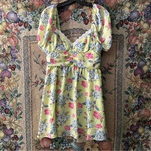 Forever 21 babydoll floral dress